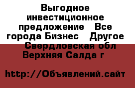 Выгодное инвестиционное предложение - Все города Бизнес » Другое   . Свердловская обл.,Верхняя Салда г.